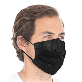 mouthguard mask CIVIL USE PP black | disposable product photo
