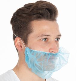 beard cover Extra Large PP fleece blue L 500 mm W 300 mm product photo