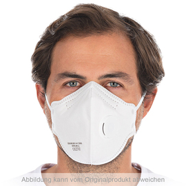 Respirator mask FFP2 NR one-size-fits-all PP white product photo