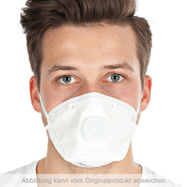 respirator mask FFP3à one-size-fits-allà PPà white product photo