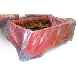 HDPE liner bag 10 µm transparent  L 650 mm  B 640 mm product photo