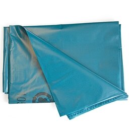 waste bags 60 µm blue 240 ltr  L 1350 mm  B 1200 mm product photo