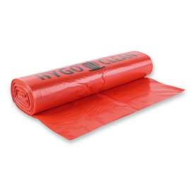 garbage bag HYGOCLEAN red 120 ltr 45 my product photo