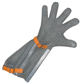 chain glove XL stainless steel with cuff • cut-resistant 200 mm (cuff) product photo