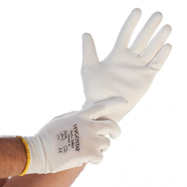 work gloves ULTRA FLEX HAND M/8 white 240 mm product photo