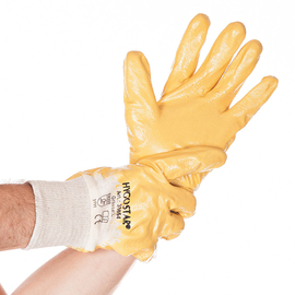 work gloves NITRIL GRIP M/8 yellow 240 mm product photo