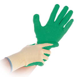 work gloves SAFETY M/8 yellow 240 mm product photo