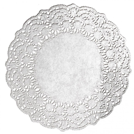 cake doilies silver coloured Ø 270 mm round product photo