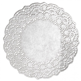 cake doilies silver coloured Ø 270 mm round product photo