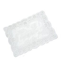 cake doilies white rectangular L 370 mm 260 mm product photo