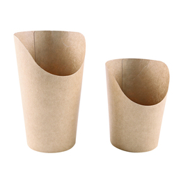 snack packaging NATURE Star WRAP 200 ml kraft paper brown Ø 60 mm H 100 mm product photo
