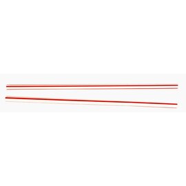 straws  • striped white red  Ø 6 mm  L 200 mm  | 1000 pieces product photo
