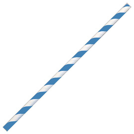 paper drinking straw CLASSIC NATURE Star FSC® paper dark blue-white • striped product photo