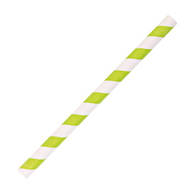 paper drinking straw COCKTAIL NATURE Star FSC® paper green andwhite product photo
