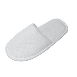 disposable slippers CLASSIC KIDS closed one-size-fits-all white plastic  L 220 mm product photo