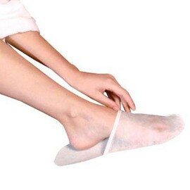 disposable slippers closed one-size-fits-all white  L 295 mm product photo