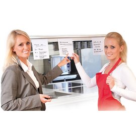 notice board POWERGRIP aluminium silver coloured  L 1000 mm product photo