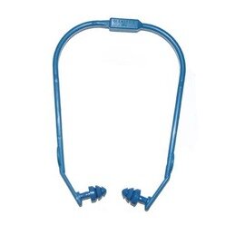 hearing protection brackets plastic blue product photo