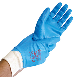 work gloves NITRIL DETECT M/8 blue detectable with full nitrile coating 250 mm product photo