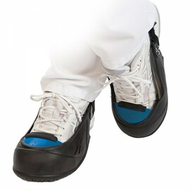 safety overshoes black and blue latex product photo