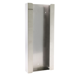 glove dispenser QUATTRO FM stainless steel silver coloured with up to 4 packs 213 mm x 58 mm H 500 mm product photo