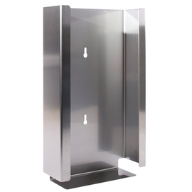 glove dispenser TRIPLE stainless steel silver coloured 220 mm x 80 mm H 370 mm product photo