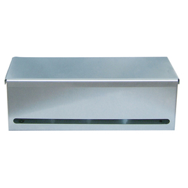 dispensers for aprons and garbage bag rolls stainless steel silver coloured 130 mm x 420 mm H 140 mm product photo