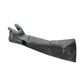 chemical protective gloves AlphaTec® 19-026 M/8 black 660 mm product photo