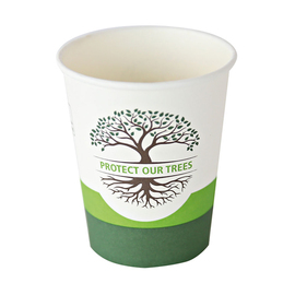 organic cup disposable 40 cl paperboard single-walled 100% compostable product photo