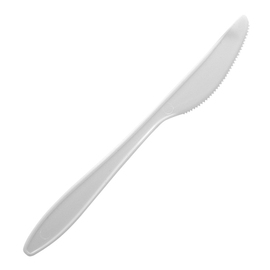 organic knife NATURE Star bioplastic 100% compostable white  L 165 mm product photo