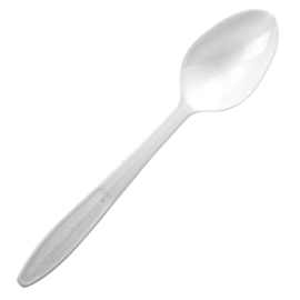 organic spoon NATURE Star bioplastic white 100% compostable  L 165 mm | disposable product photo