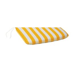 seat cushion Dessin 0270 yellow and white striped 430 mm  x 430 mm product photo