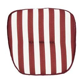 seat cushion Dessin 0271 red and white striped 430 mm  x 430 mm product photo