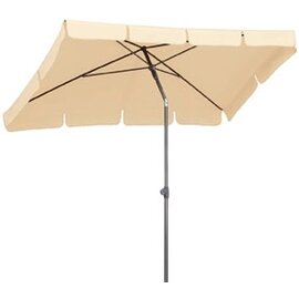 polyester umbrella LA GOMERA natural-coloured flounce rectangular 265 x 150 cm product photo