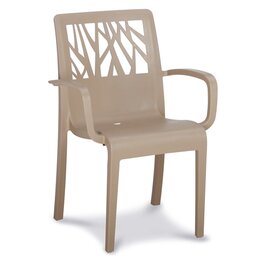 Stacking chair lime, full plastic, stackable, color: dove product photo