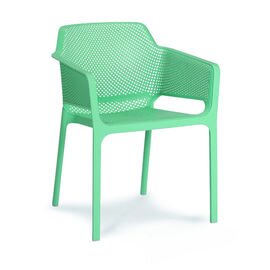stackable armchair OHIO mint coloured | 610 mm  x 590 mm | low back product photo