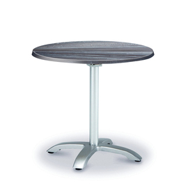 folding table MAESTRO anthracite silver coloured decor tempera  Ø 900 mm product photo