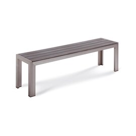 complete set SEATTLE Table | 2 benches silver anthracite product photo  S