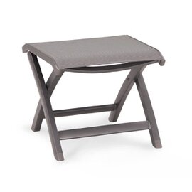 Stool Larino, aluminum with Ergotex cover, color: anthracite / matt product photo