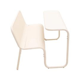 bench and table combination metal beige | 1200 mm x 1004 mm product photo