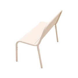 outdoor bench metal beige L 1200 mm product photo  S