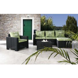 lounge group Dessin 1532 KENIA  • sofa|armchair|table|stool  • green  • graphite product photo