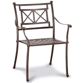 Stacking chair Antigua, aluminum cast, weatherproof, color: bronze product photo