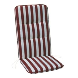 padding Dessin 0271 red and white striped 1200 mm  x 500 mm  • backrest height high product photo