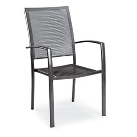 aluminum lattice chair CHANTAL anthracite | 550 mm  x 630 mm product photo