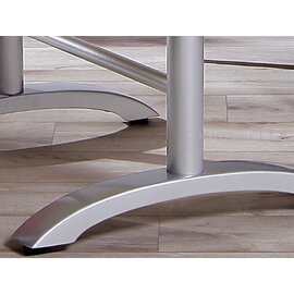 folding table MAESTRO silver coloured decor acantus  L 800 mm  x 800 mm product photo  S