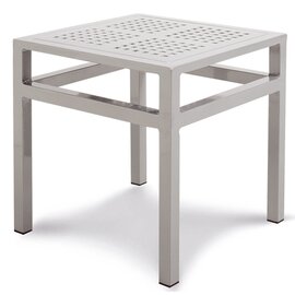 Side table / stool Pool, aluminum, 45 x 45 x 45 cm, color: silver product photo
