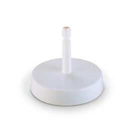 Umbrella stand, concrete, with plastic bowl 20 kg, for floor size 18 - 38 mm Ø, color: white product photo