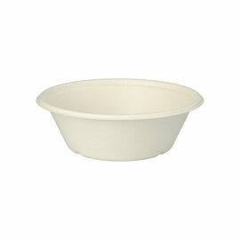 bowl sugarcane fibers white 600 ml Ø 164 mm H 50 mm product photo
