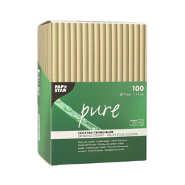 reed drinking straws pure L 150 mm Ø 7 mm product photo